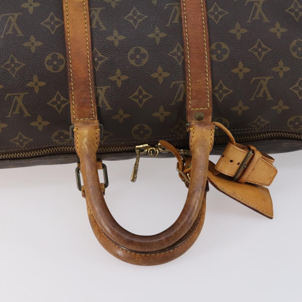 LOUIS VUITTON Monogram Keepall 45 Boston Bag M41428 LV Auth 148746