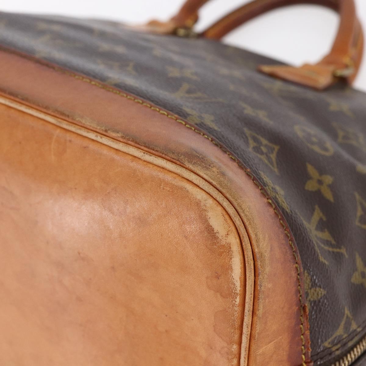 LOUIS VUITTON Monogram Alma Hand Bag M51130 LV Auth 148748