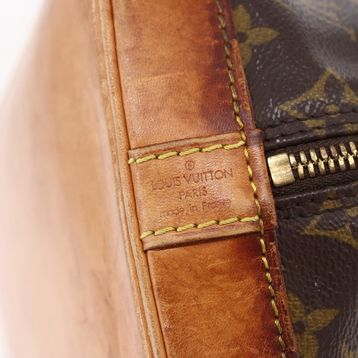 LOUIS VUITTON Monogram Alma Hand Bag M51130 LV Auth 148748