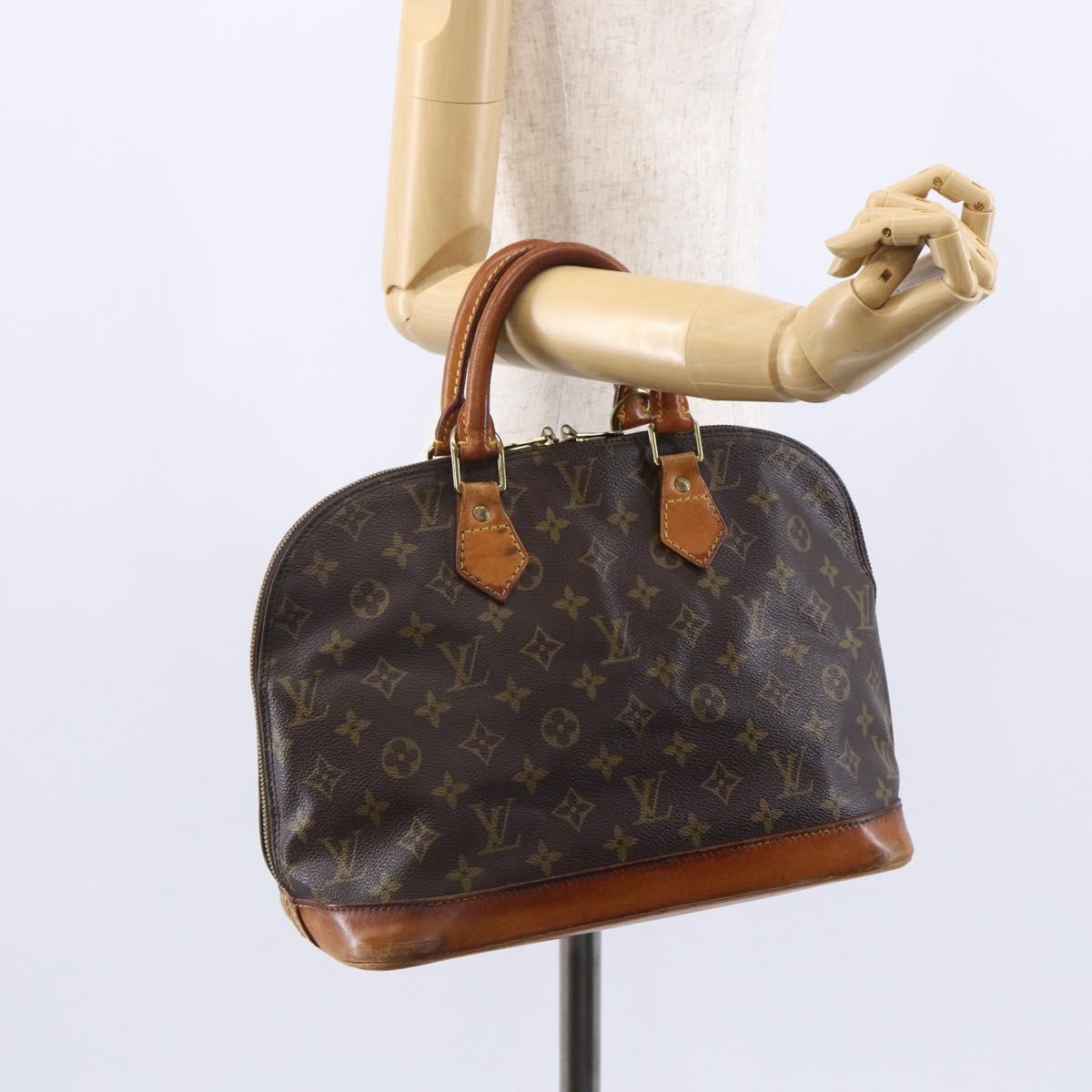 LOUIS VUITTON Monogram Alma Hand Bag M51130 LV Auth 148748