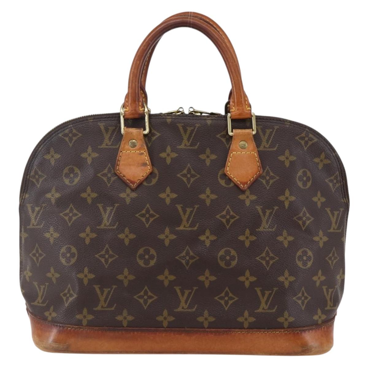 LOUIS VUITTON Monogram Alma Hand Bag M51130 LV Auth 148748