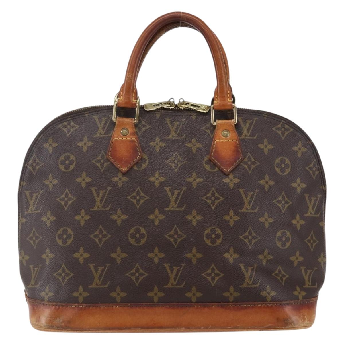 LOUIS VUITTON Monogram Alma Hand Bag M51130 LV Auth 148748