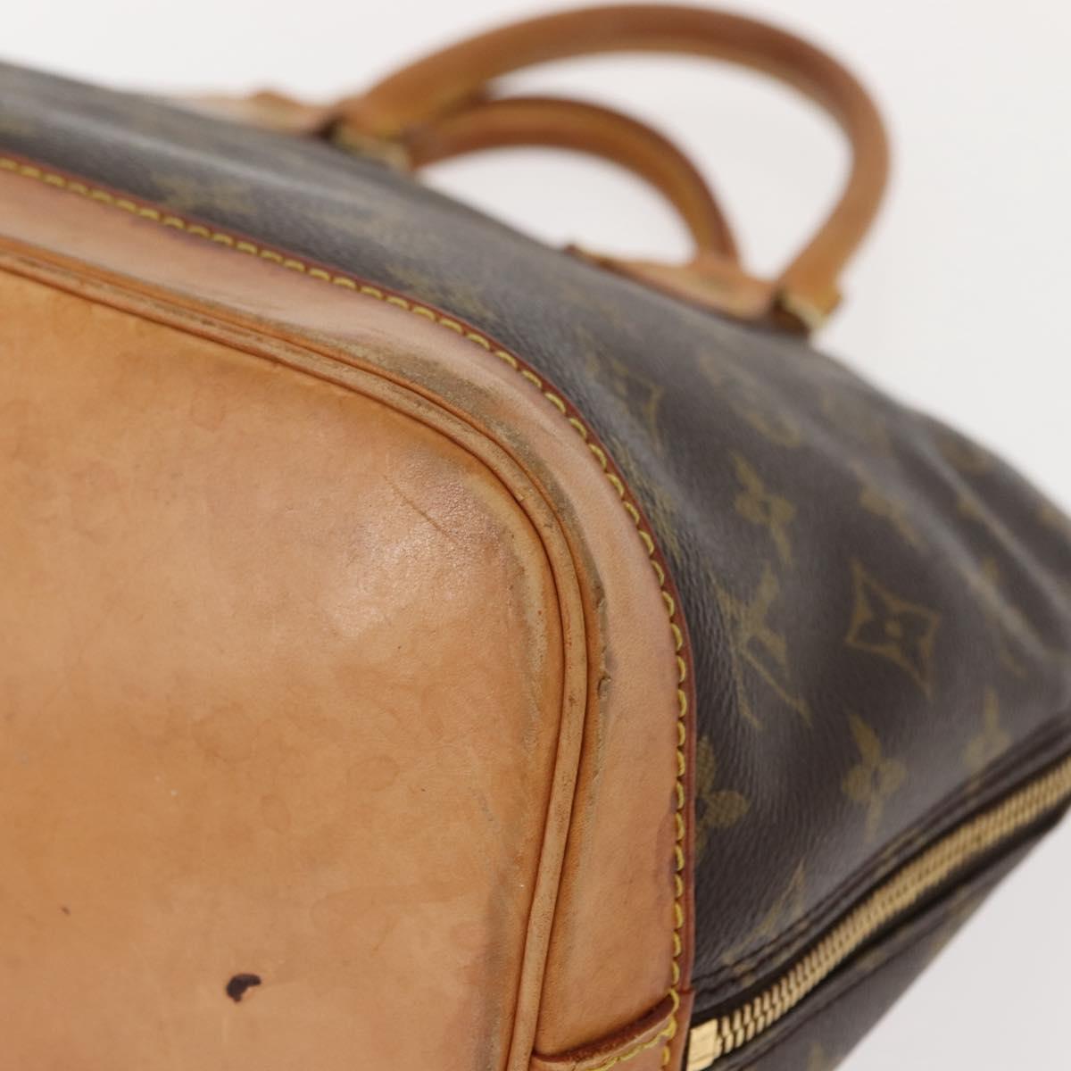 LOUIS VUITTON Monogram Alma Hand Bag M51130 LV Auth 148751