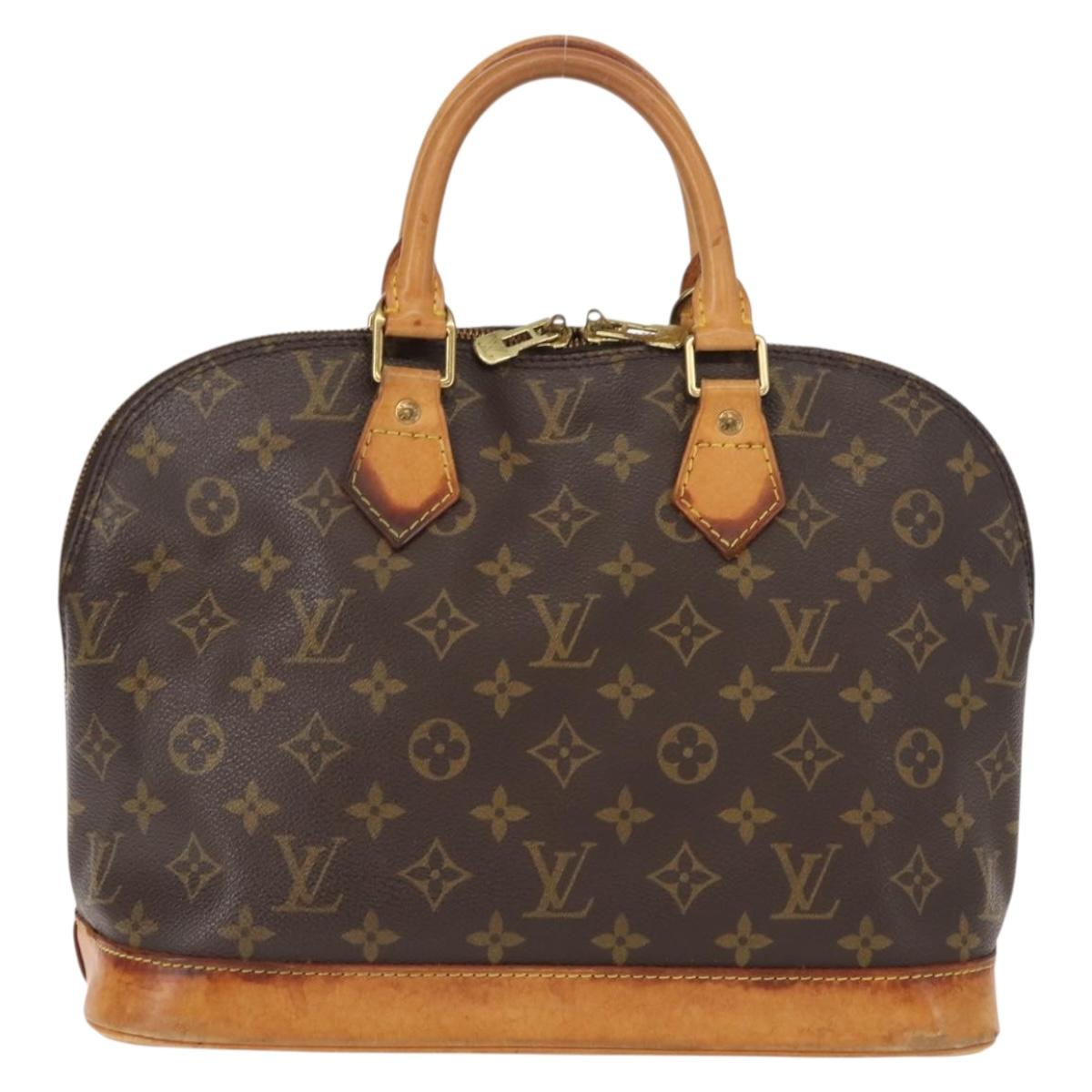 LOUIS VUITTON Monogram Alma Hand Bag M51130 LV Auth 148751