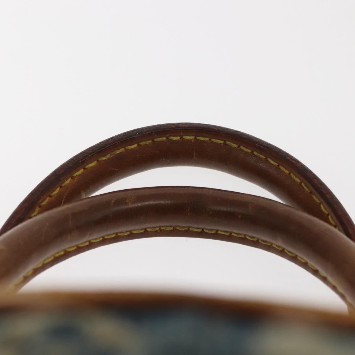 LOUIS VUITTON Monogram Denim Neo Speedy Hand Bag Blue M95019 LV Auth 148758