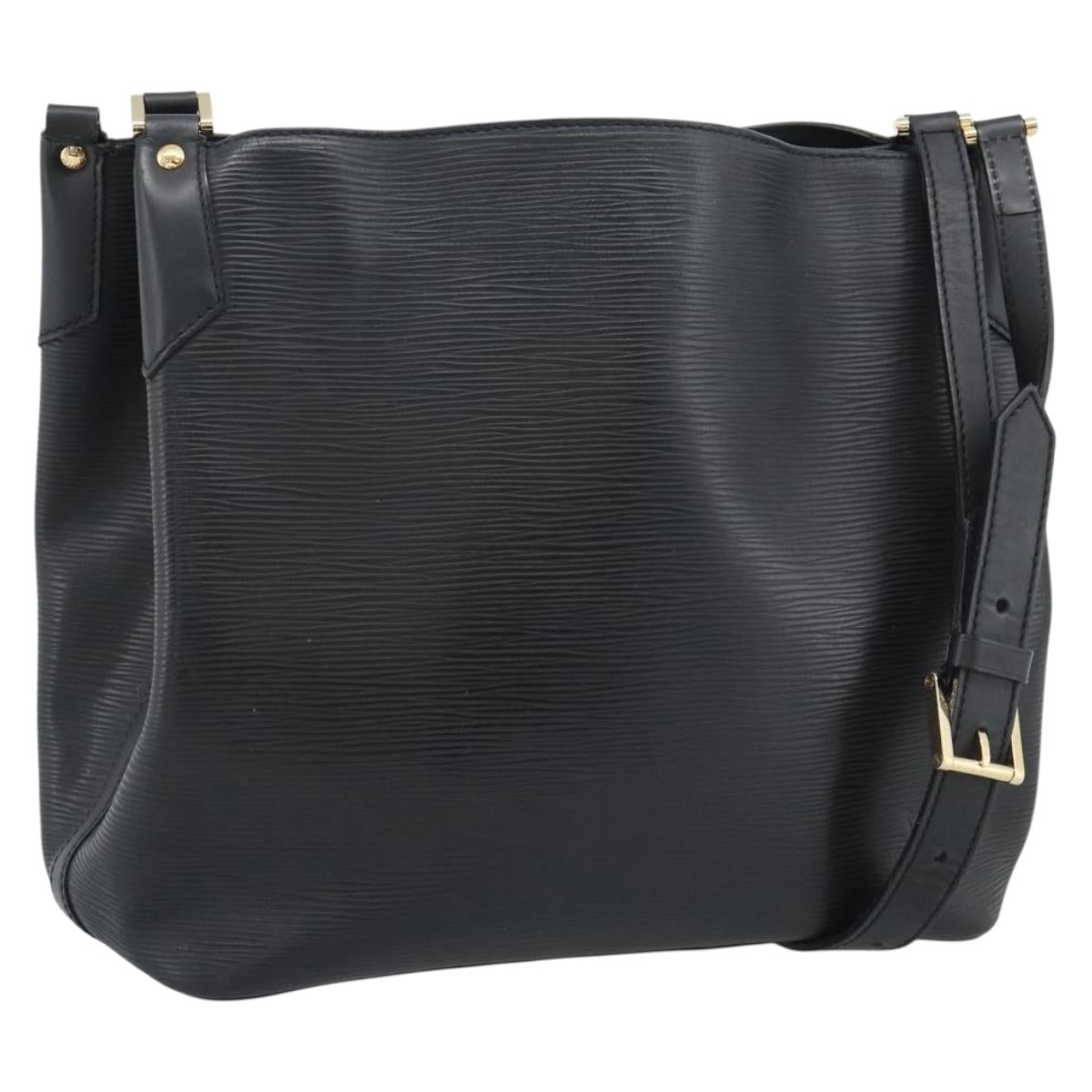 LOUIS VUITTON Epi Mandala MM Shoulder Bag Black M58892 LV Auth 148759