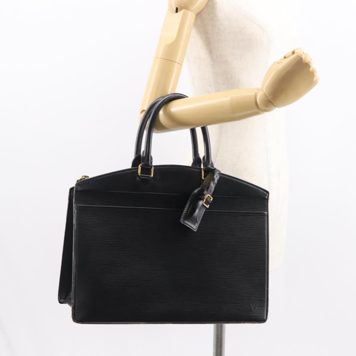 LOUIS VUITTON Epi Riviera Hand Bag Noir Black M48182 LV Auth 148760