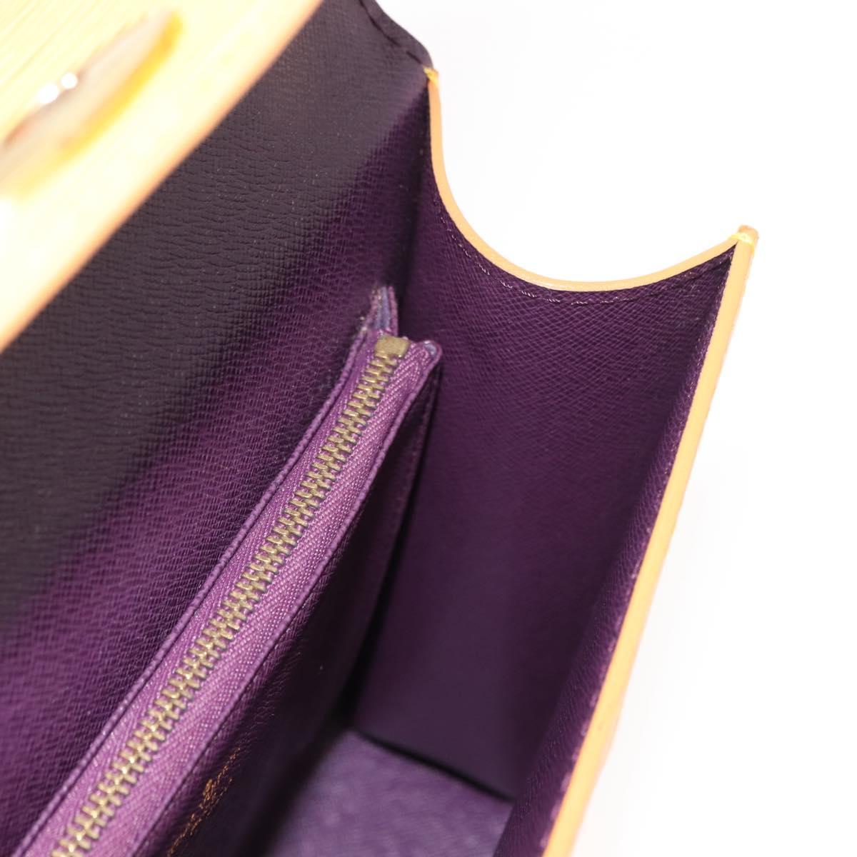 LOUIS VUITTON Epi Malesherbes Hand Bag Tassili Yellow Jonne M52379 Auth 148762