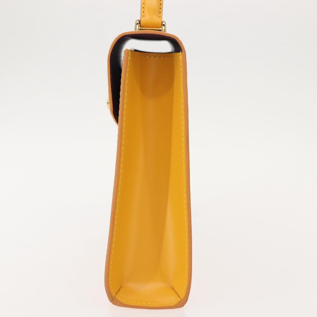 LOUIS VUITTON Epi Malesherbes Hand Bag Tassili Yellow Jonne M52379 Auth 148762