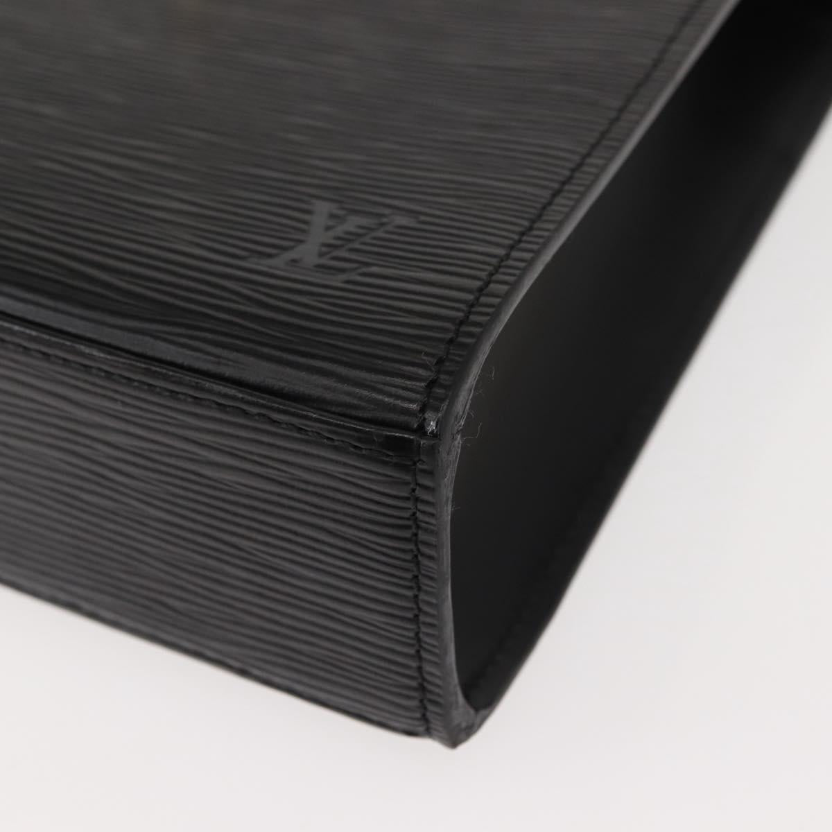 LOUIS VUITTON Epi Malesherbes Hand Bag Black M52372 LV Auth 148763V