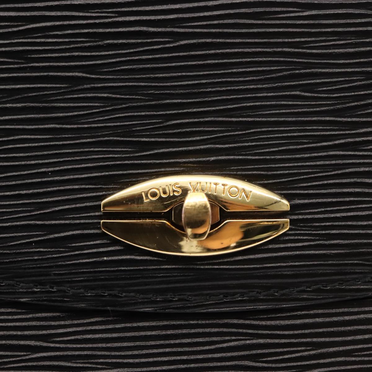 LOUIS VUITTON Epi Malesherbes Hand Bag Black M52372 LV Auth 148763V