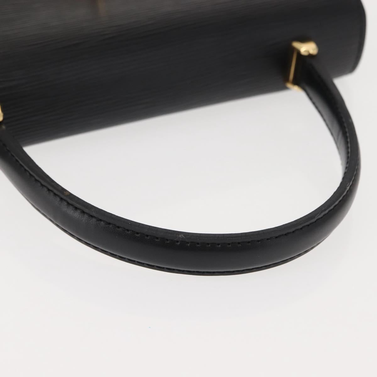 LOUIS VUITTON Epi Malesherbes Hand Bag Black M52372 LV Auth 148763V