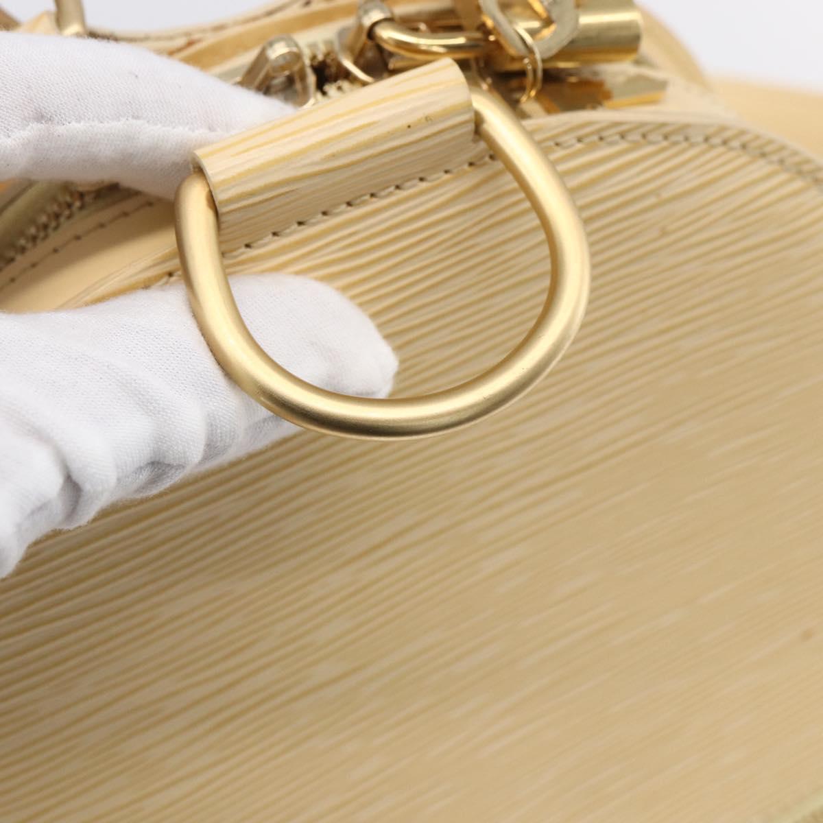 LOUIS VUITTON Epi Mabillon Backpack Vanilla M5223A LV Auth 148764