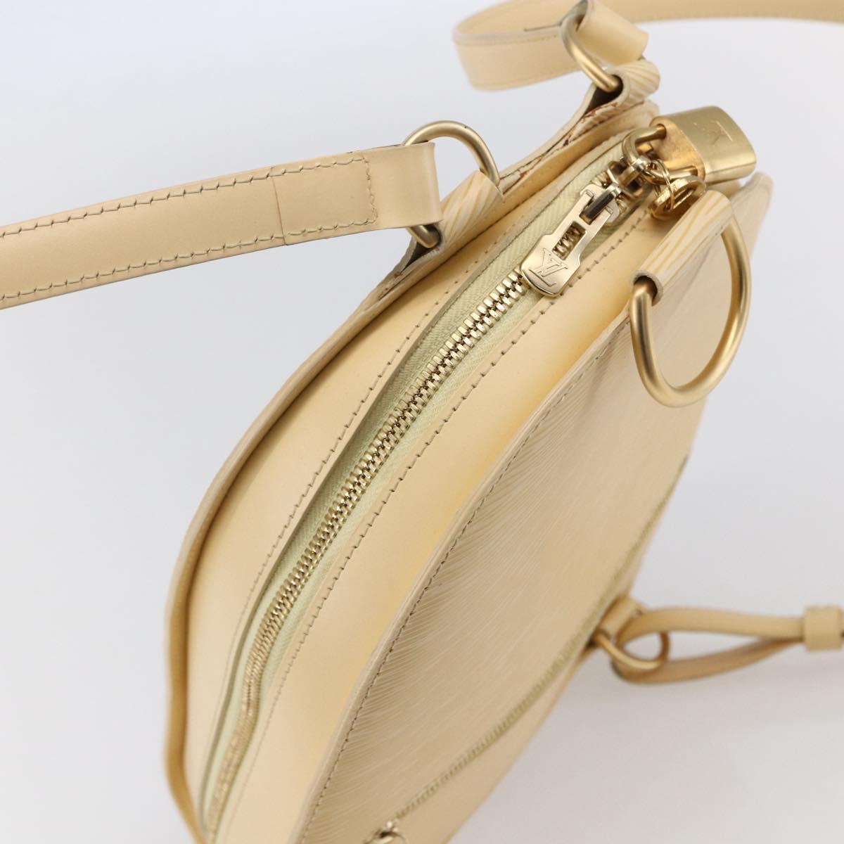 LOUIS VUITTON Epi Mabillon Backpack Vanilla M5223A LV Auth 148764