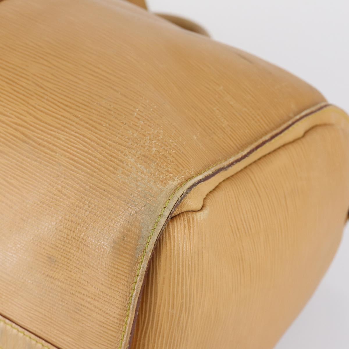 LOUIS VUITTON Epi Keepall 45 Boston Bag Vintage Beige M42976 LV Auth 148765