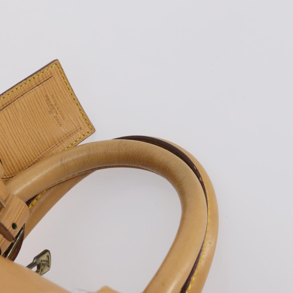 LOUIS VUITTON Epi Keepall 45 Boston Bag Vintage Beige M42976 LV Auth 148765