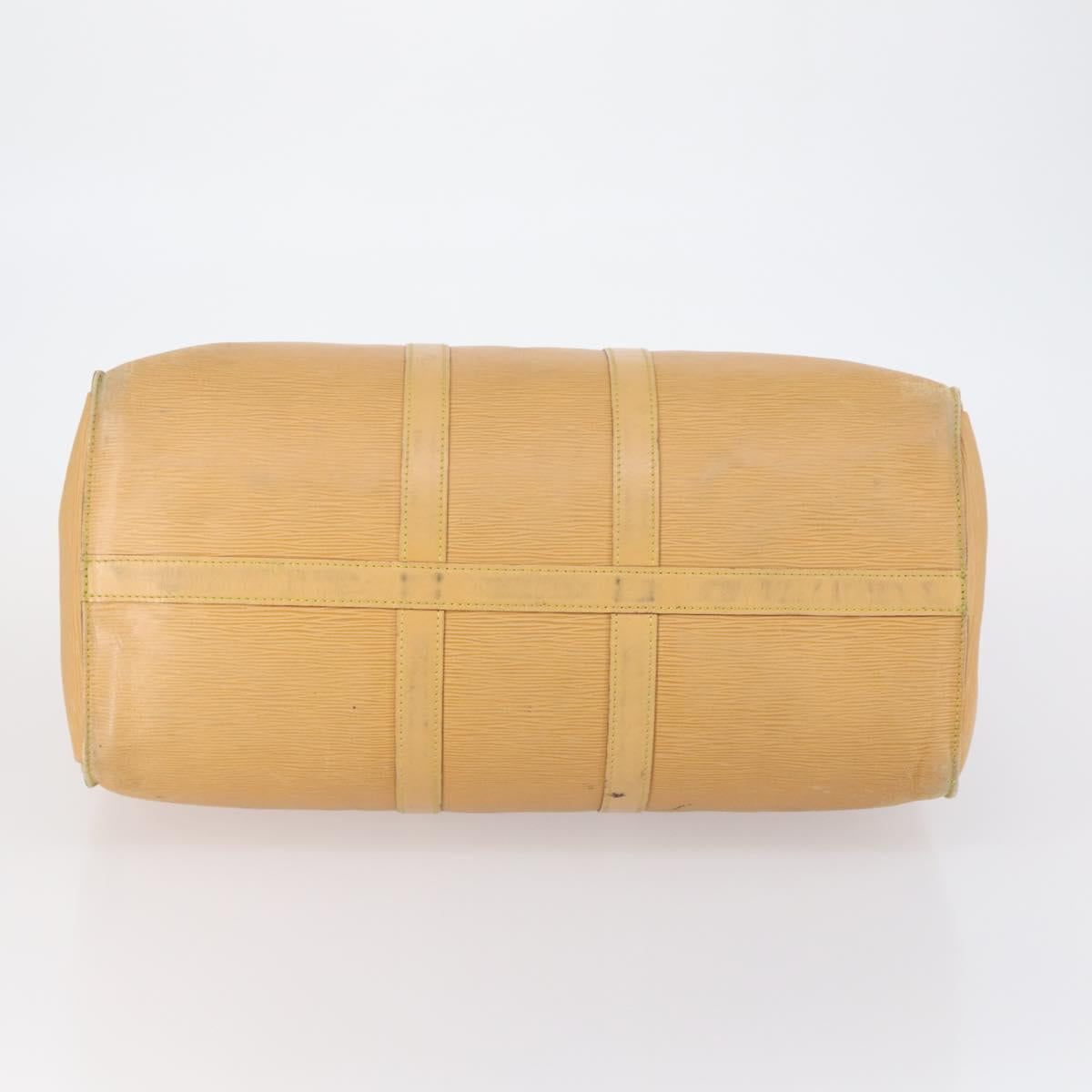 LOUIS VUITTON Epi Keepall 45 Boston Bag Vintage Beige M42976 LV Auth 148765