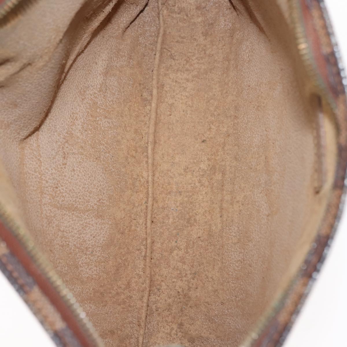 LOUIS VUITTON Damier Ebene Poche Toilette 26 Pouch N47543 LV Auth 148767