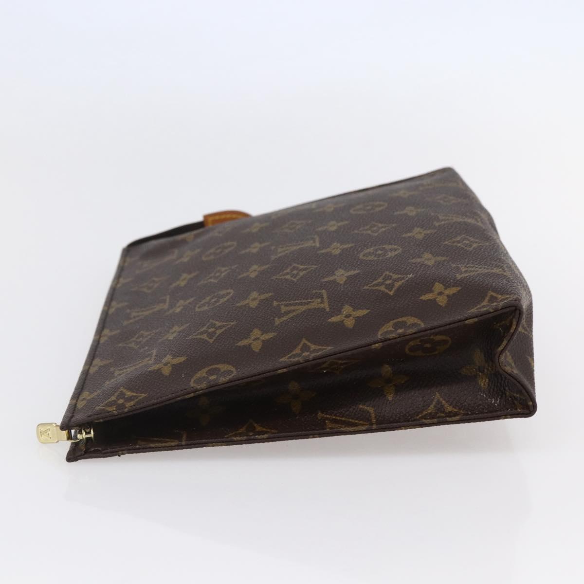 LOUIS VUITTON Monogram Poche Toilette 26 Pouch M47542 LV Auth 148769