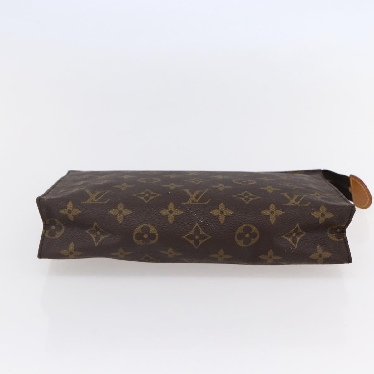 LOUIS VUITTON Monogram Poche Toilette 26 Pouch M47542 LV Auth 148769