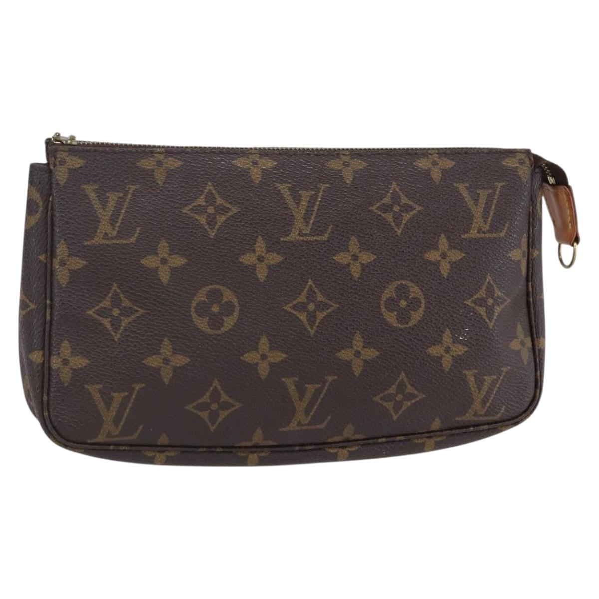LOUIS VUITTON Monogram Pochette Accessoires Pouch M51980 LV Auth 148770