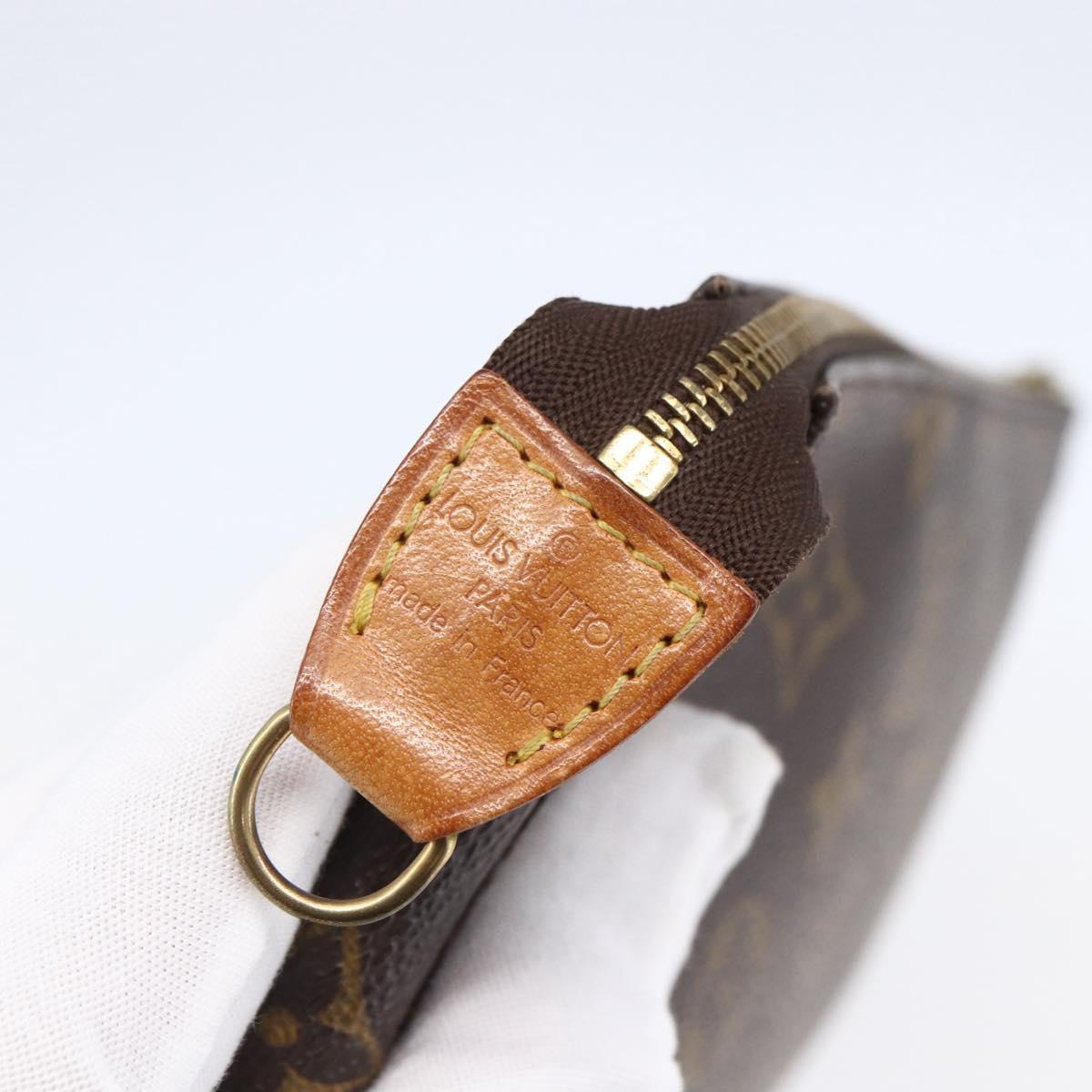 LOUIS VUITTON Monogram Pochette Accessoires Pouch M51980 LV Auth 148770