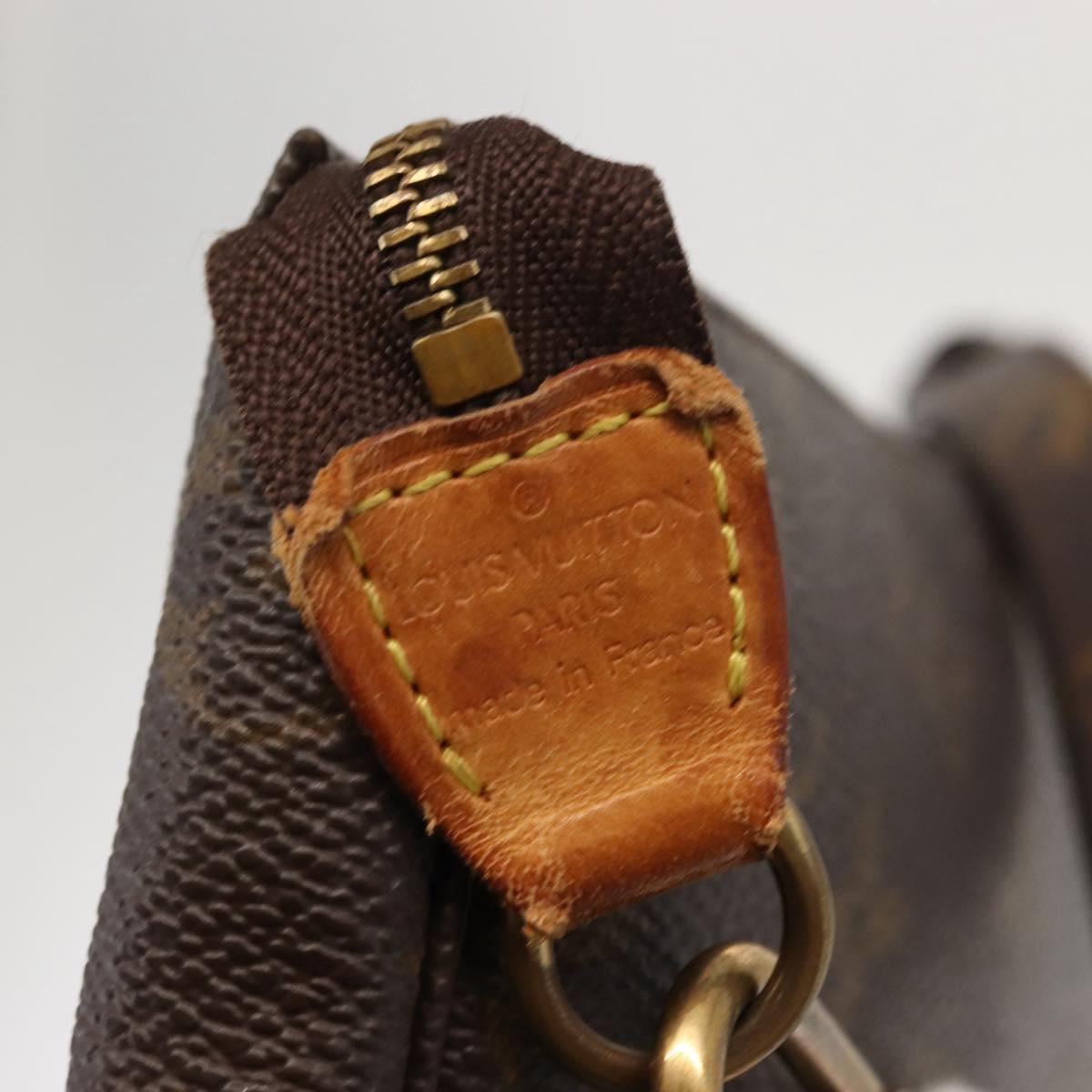 LOUIS VUITTON Monogram Pochette Accessoires Pouch M51980 LV Auth 148773