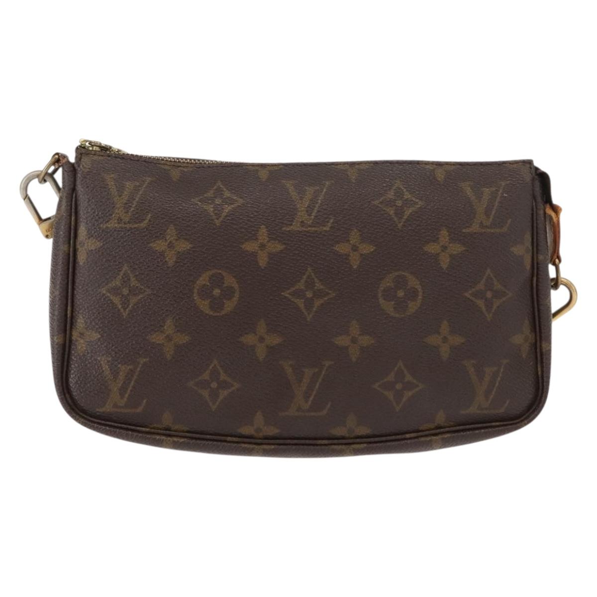 LOUIS VUITTON Monogram Pochette Accessoires Pouch M51980 LV Auth 148773