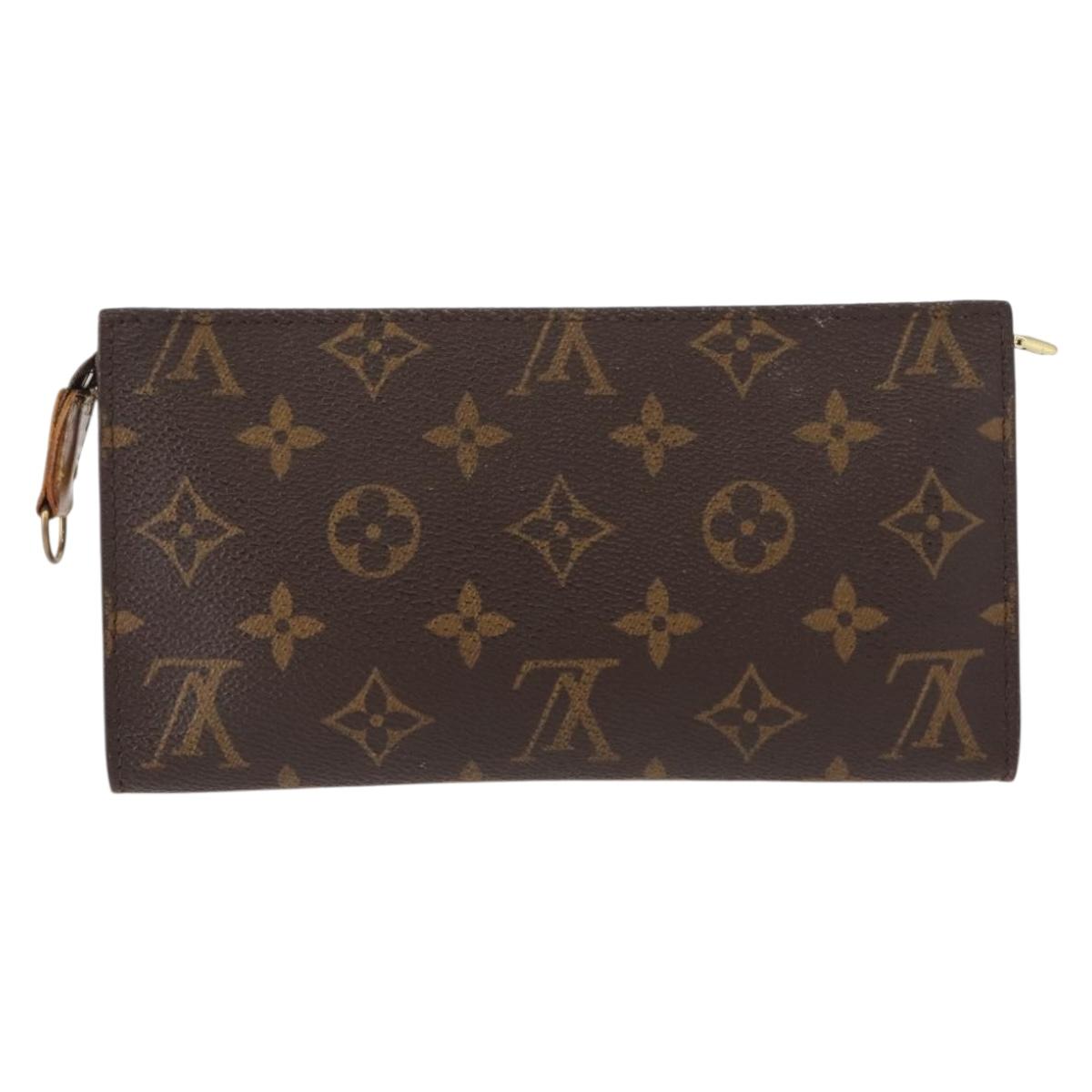 LOUIS VUITTON Monogram Bucket GM Accessory Pouch LV Auth 148775