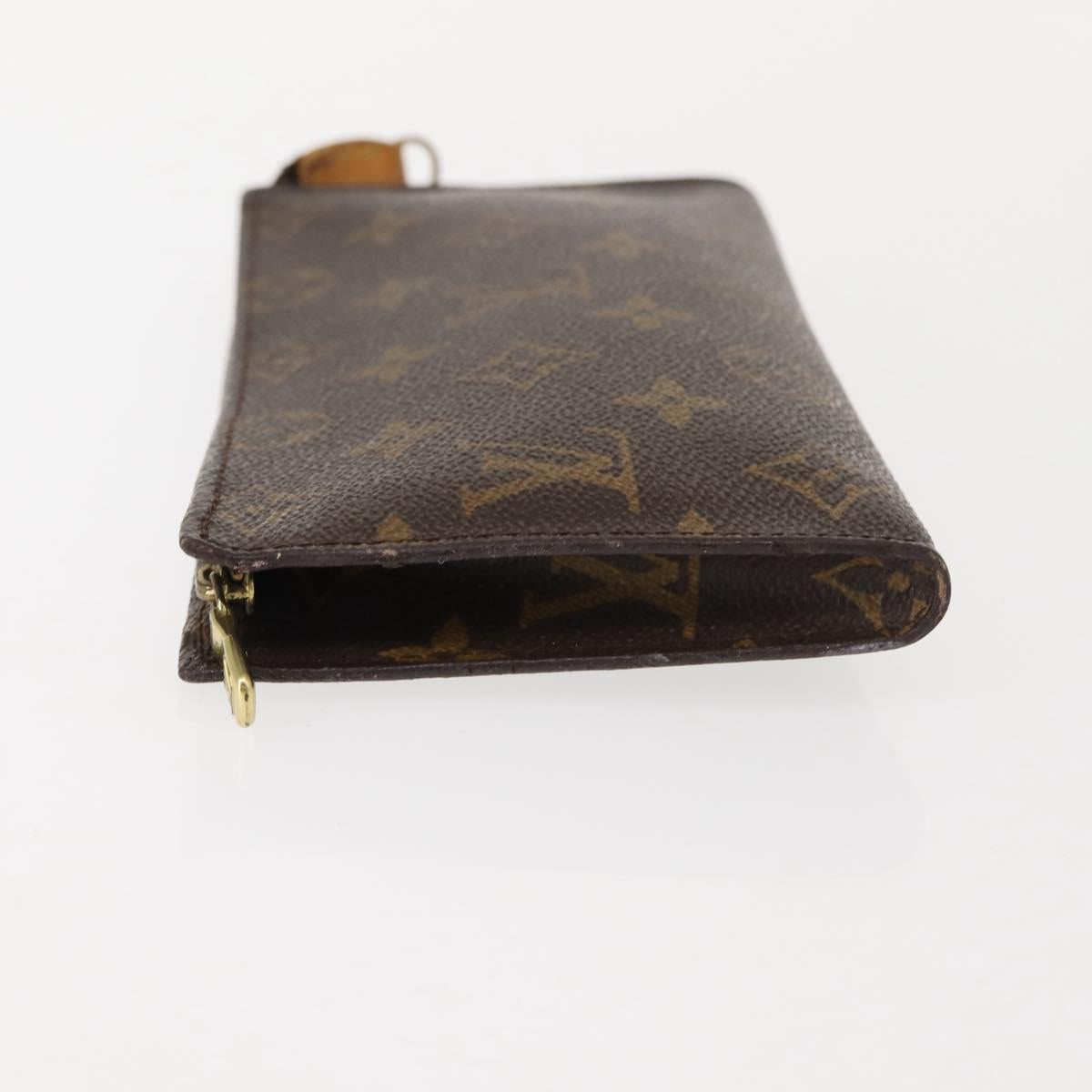 LOUIS VUITTON Monogram Bucket GM Accessory Pouch LV Auth 148775