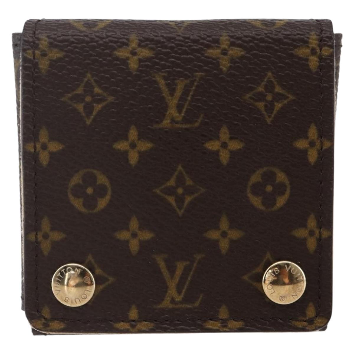 LOUIS VUITTON Monogram Jewelry case Jewelry Box LV Auth 148777