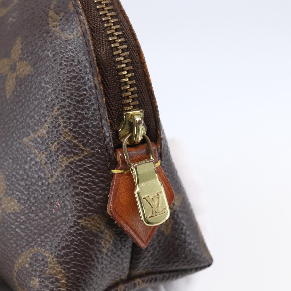 LOUIS VUITTON Monogram Pochette Cosmetic PM Pouch M43998 LV Auth 148778