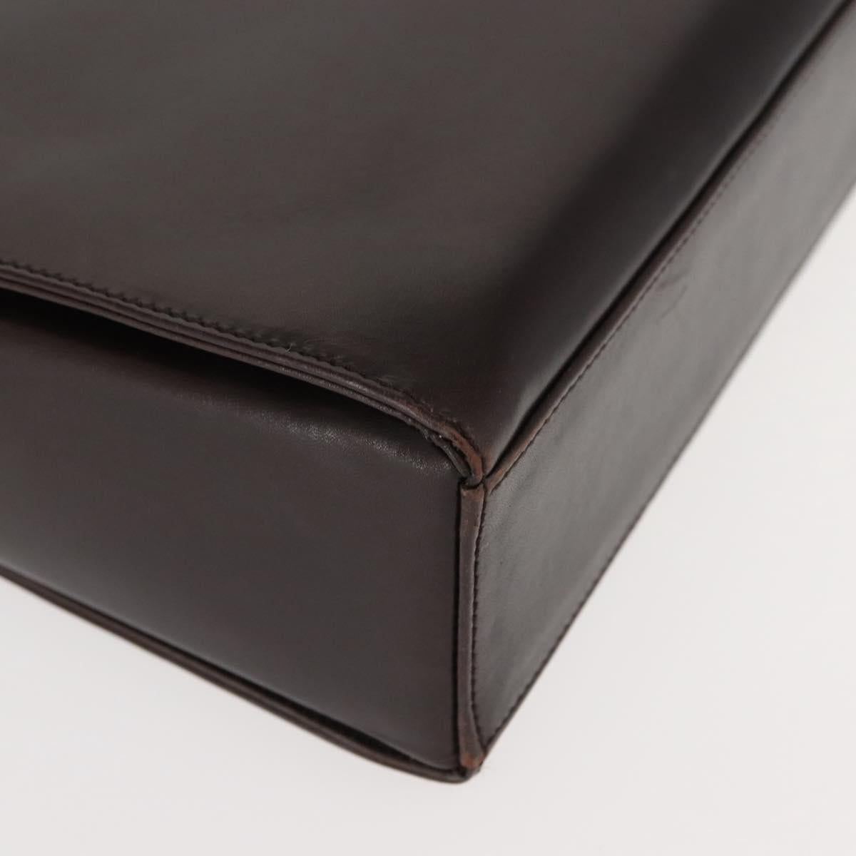 PRADA Shoulder Bag Leather Black Auth 148783