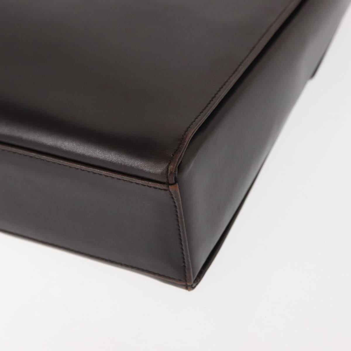 PRADA Shoulder Bag Leather Black Auth 148783