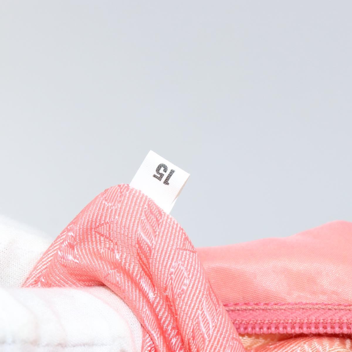 PRADA Tote Bag Nylon Pink Auth 148788