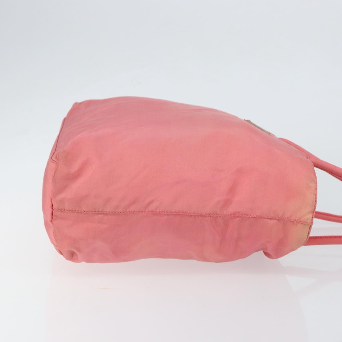 PRADA Tote Bag Nylon Pink Auth 148788