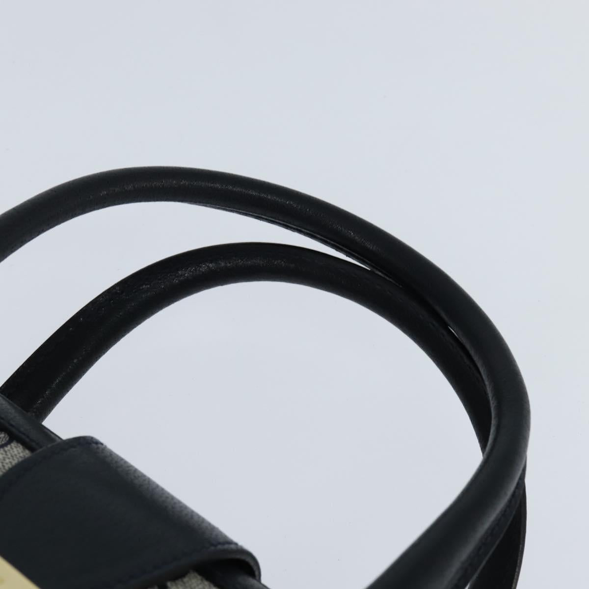 GUCCI GG Supreme Boston Bag PVC Navy Gold 24 013 3983 Auth 148800