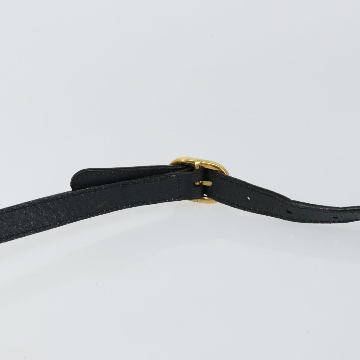 GUCCI GG Supreme Sherry Line Bag PVC Navy Gold Red 89 02 018 Auth 148804