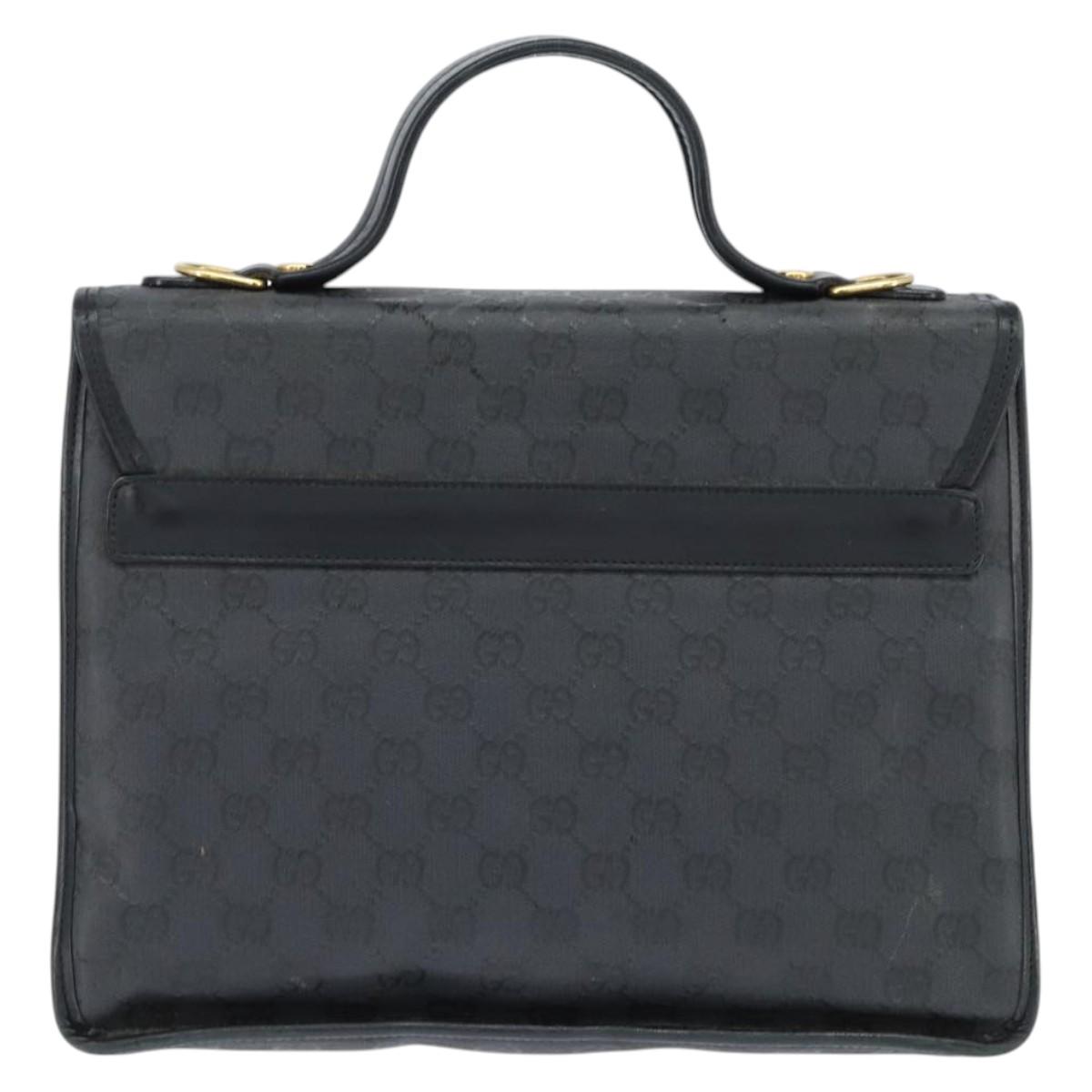 GUCCI GG Canvas Hand Bag 2way Beige Gold 000 46 0274 Auth 148816