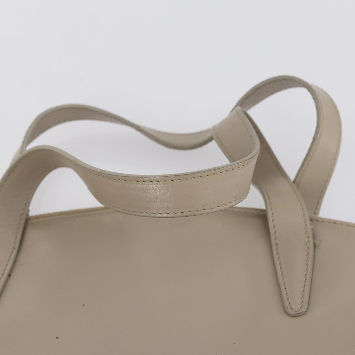 GUCCI Hand Bag Leather 3 Set Black Beige Auth 148825