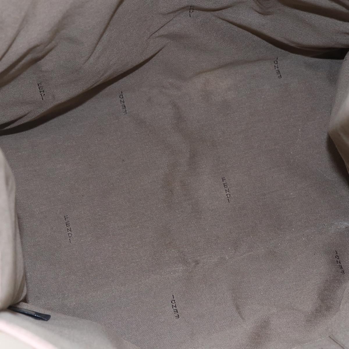 FENDI Zucchino Canvas Tote Bag Multicolor Gold Auth 148860