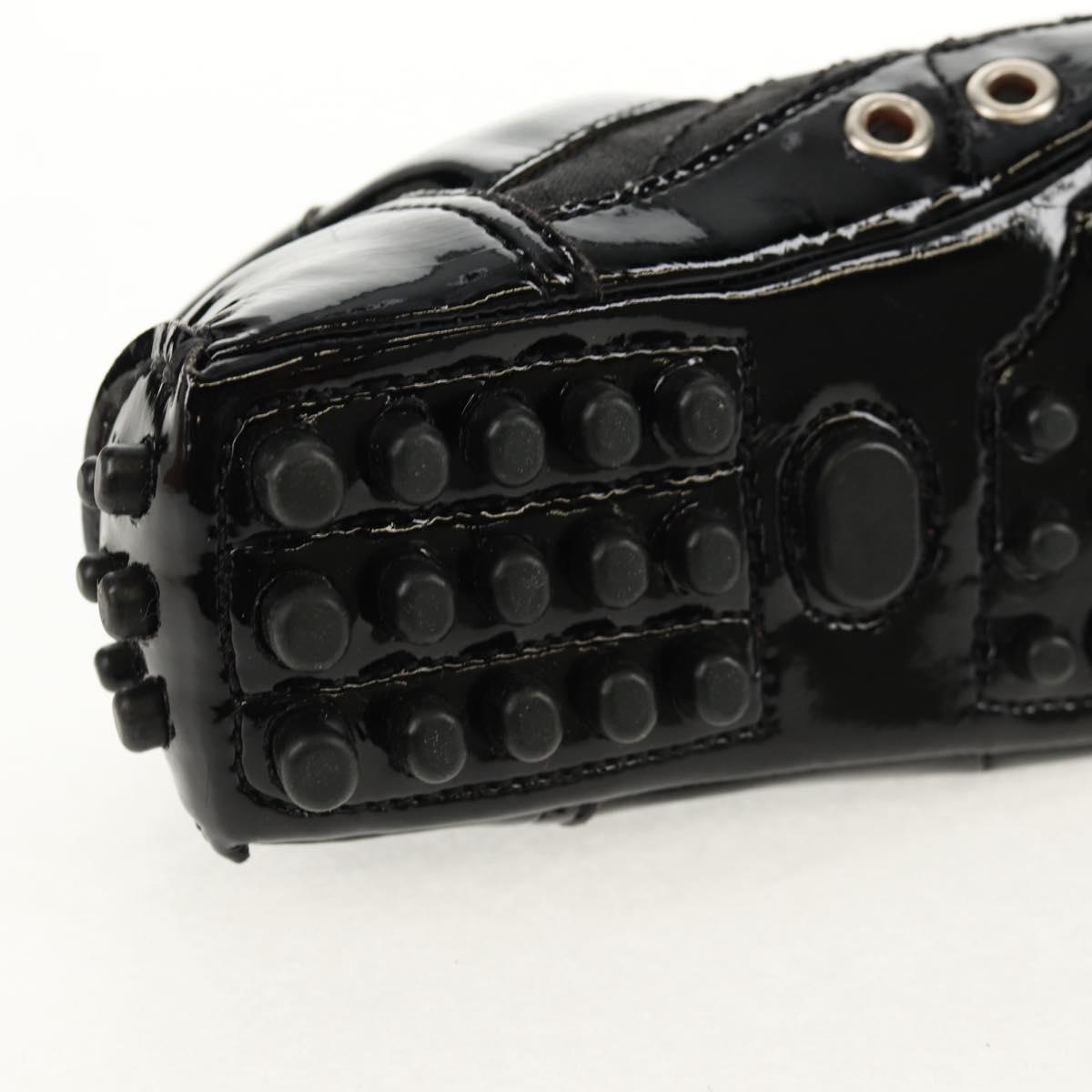 Christian Dior Baby Shoes Trotter Canvas Black Auth 148885V