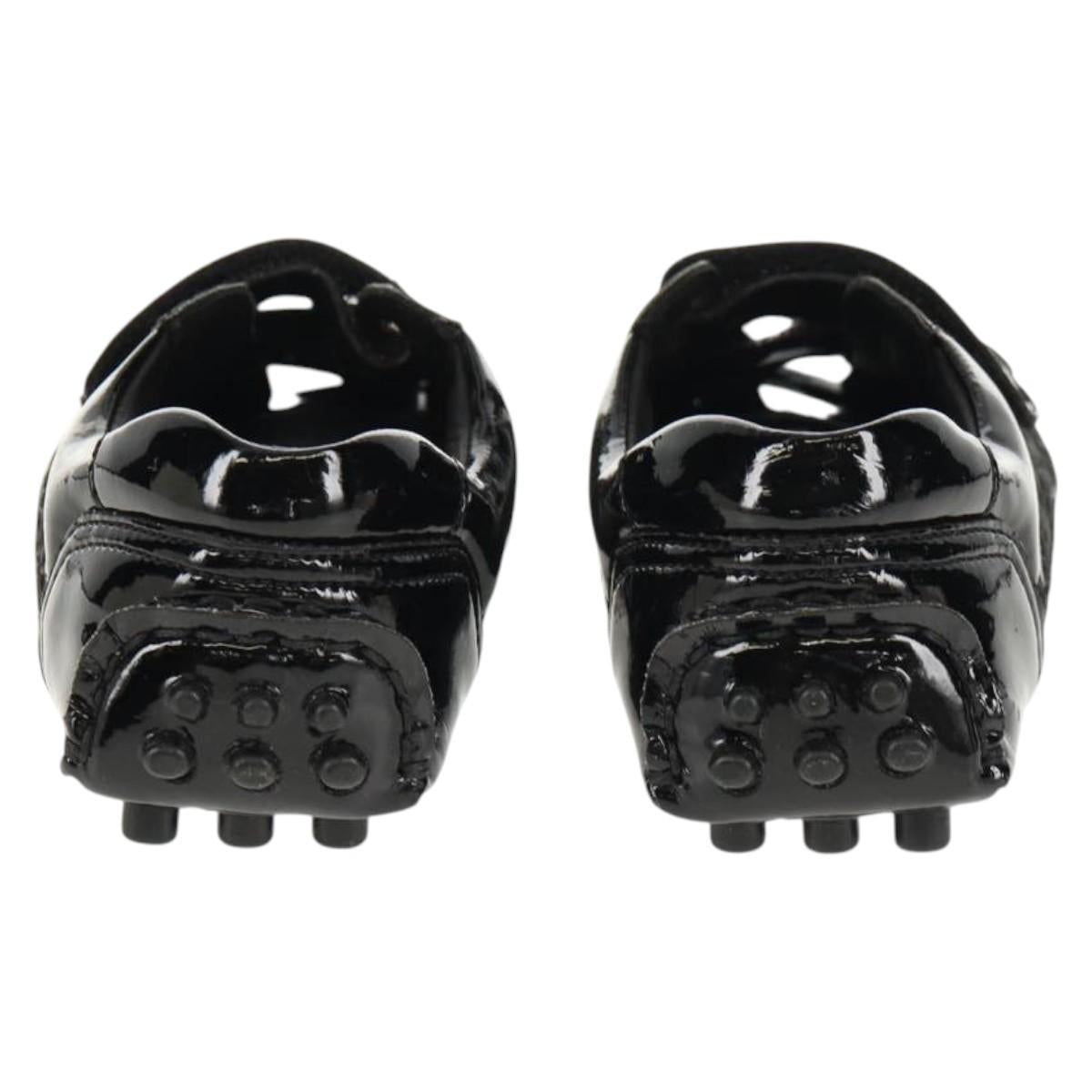 Christian Dior Baby Shoes Trotter Canvas Black Auth 148885V