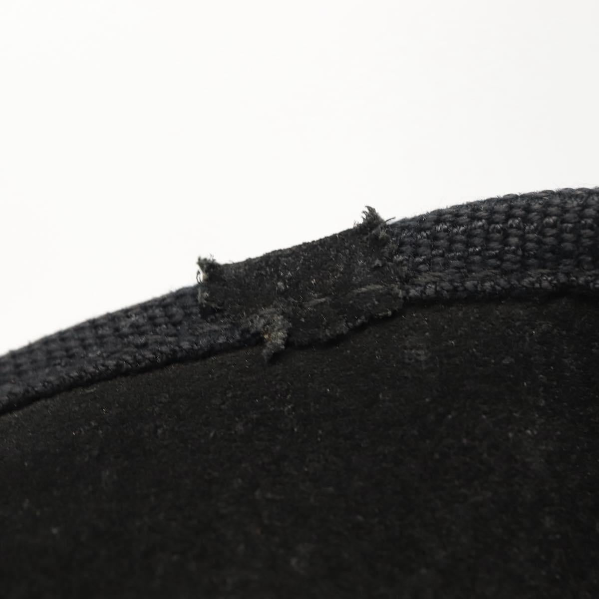 SAINT LAURENT Tote Bag Corduroy Navy Gold 148884 Auth 148894