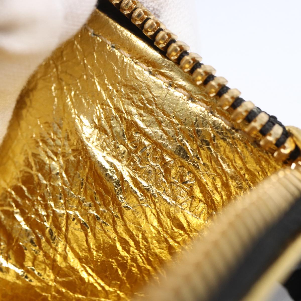 LOEWE Anagram Americana 28 Hand Bag Vinyl Black Auth 148911