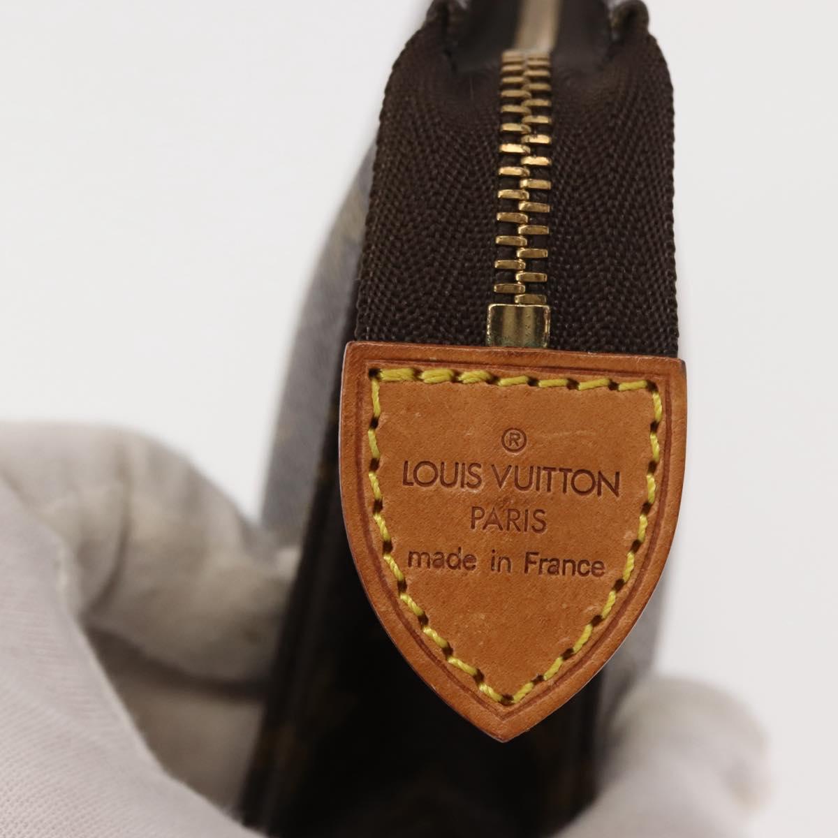 LOUIS VUITTON Monogram Poche Toilette 15 Pouch M47546 LV Auth 148928