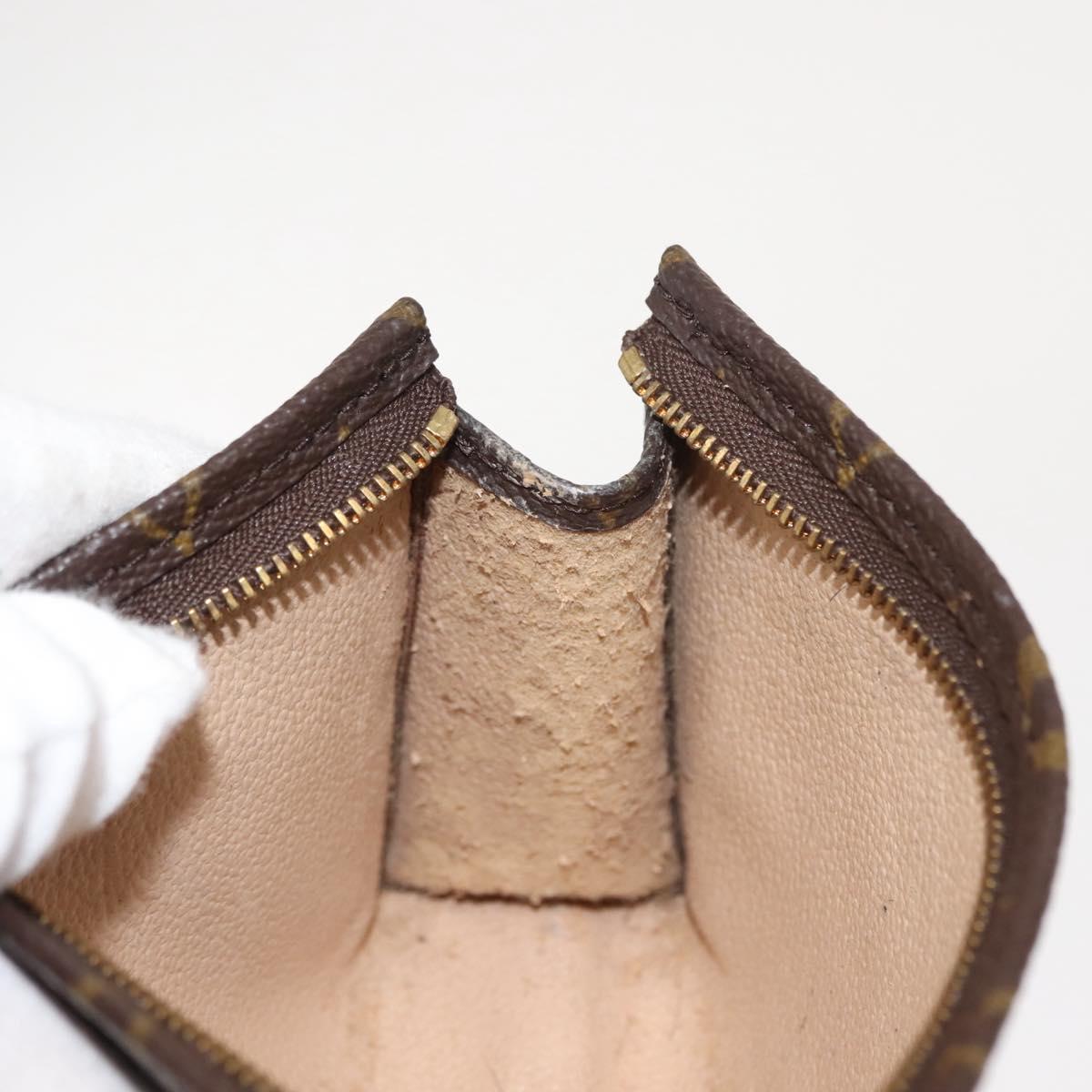 LOUIS VUITTON Monogram Poche Toilette 15 Pouch M47546 LV Auth 148928