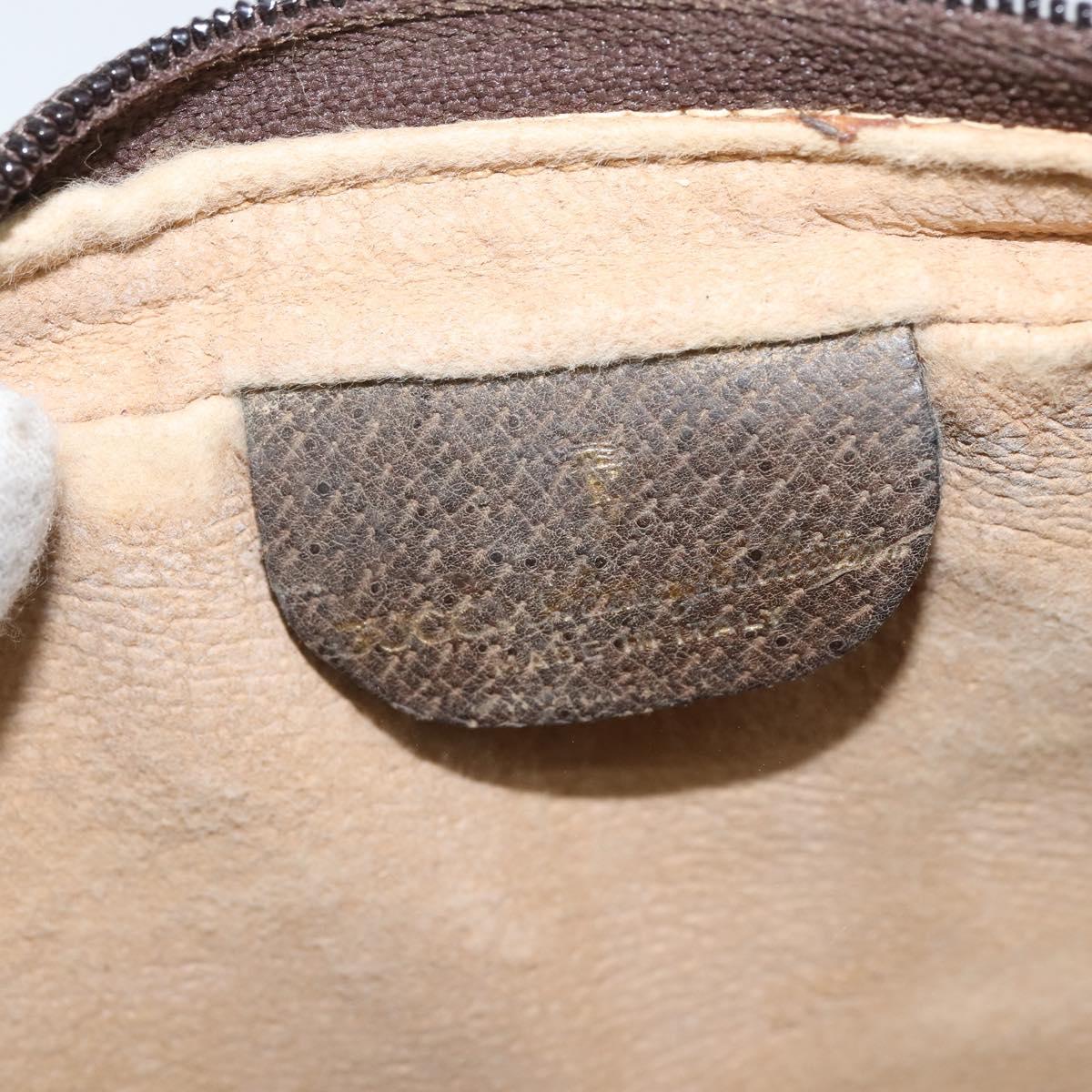 GUCCI GG Supreme Web Sherry Line Shoulder Bag PVC Beige Gold 010 378 Auth 148938