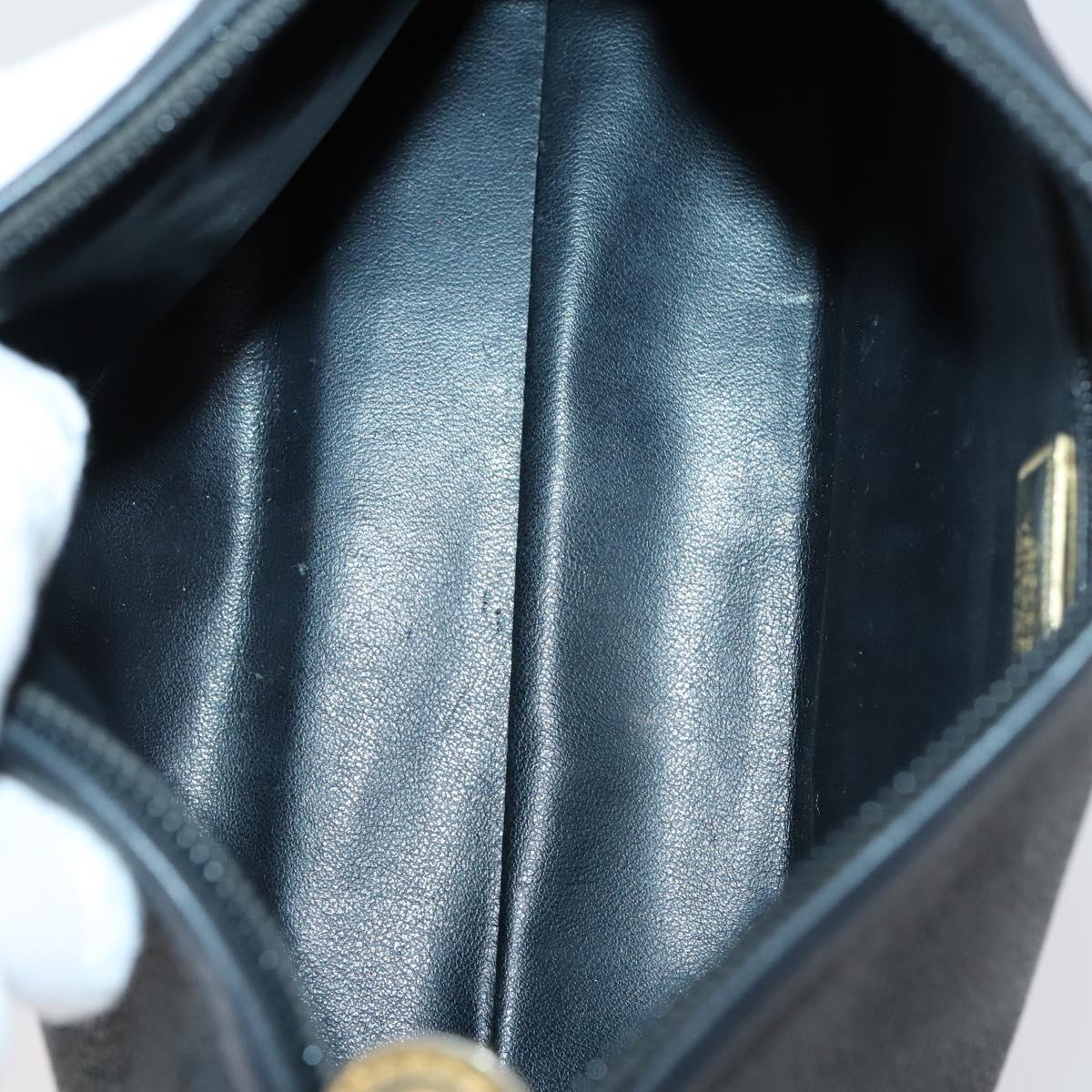 CELINE Fendi Gucci Cartier Macadam Canvas Pouch Leather 8Set Blue Auth 148967