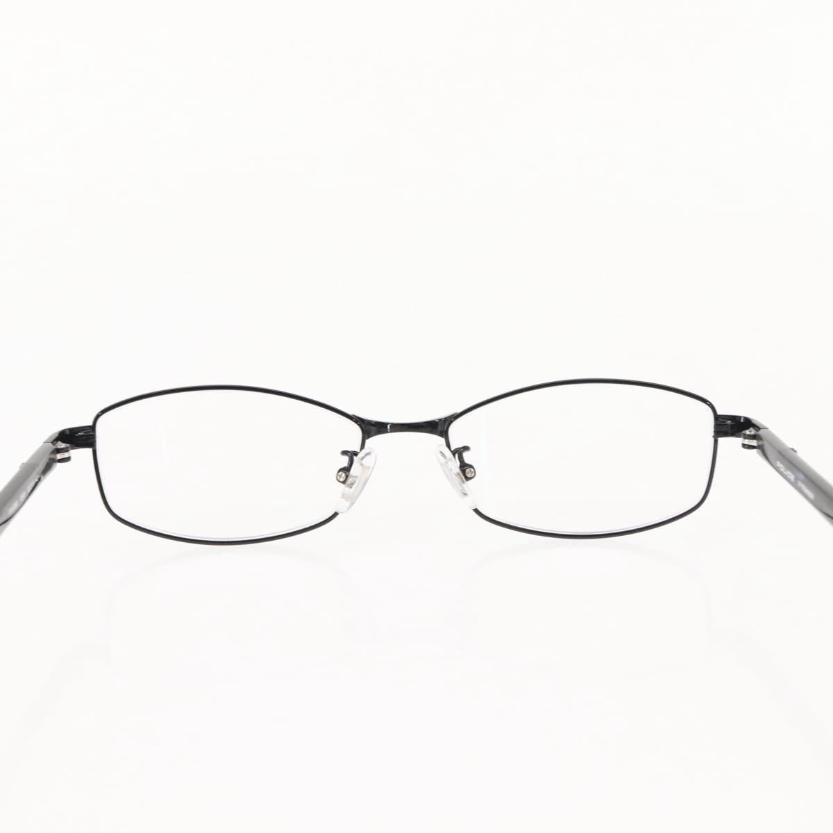 GIVENCHY POLICE Dunhill ANNA SUI Glasses plastic 6 Set Black Silver Auth 148982